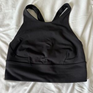 lululemon wunder train sports bra black